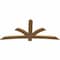 Ekena Millwork Davenport Timber Gable Bracket, Western Red Cedar, 84"W x 38"H x 1 1/2"D x 5 1/2"F, 11/12 Pitch GBW084X38X0206DAV00SWR - alternate 3
